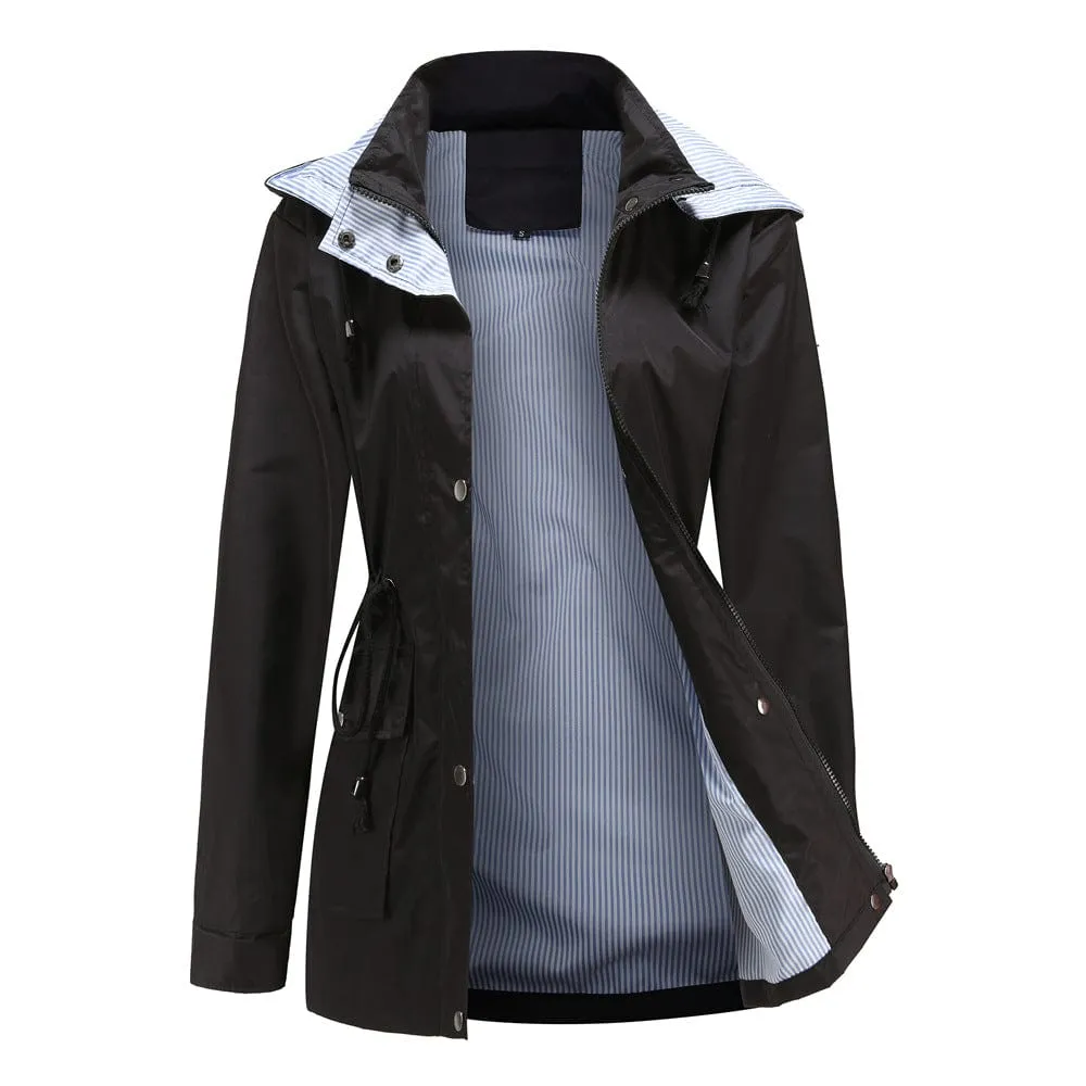 Raincoat with Detachable Hood