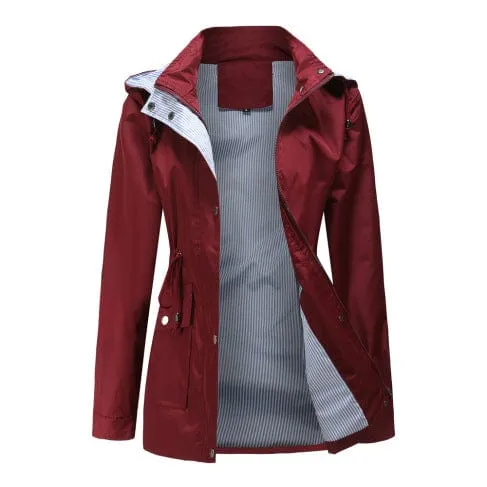 Raincoat with Detachable Hood