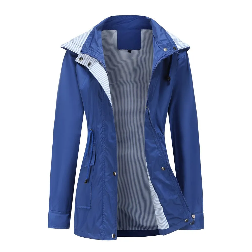 Raincoat with Detachable Hood