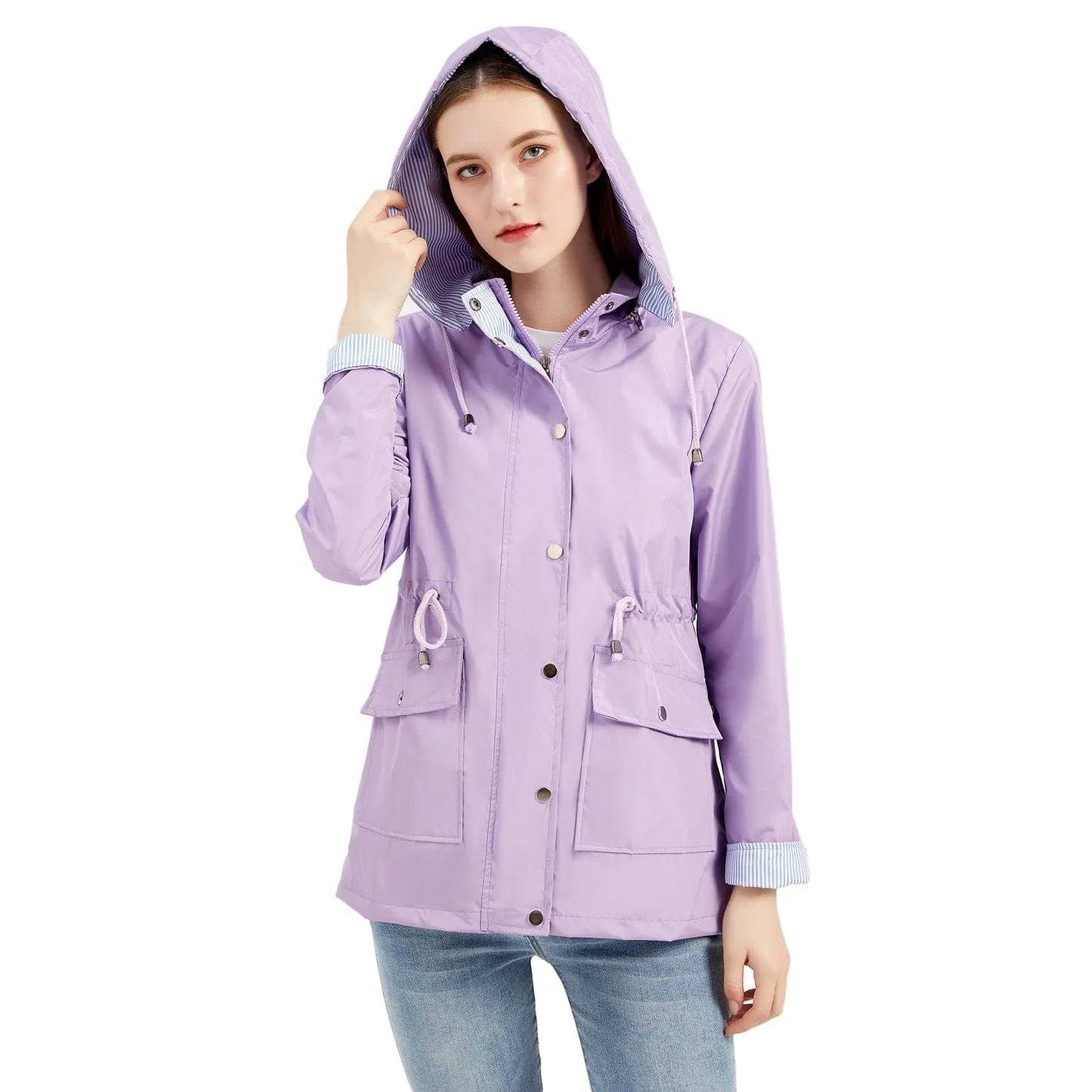 Raincoat with Detachable Hood