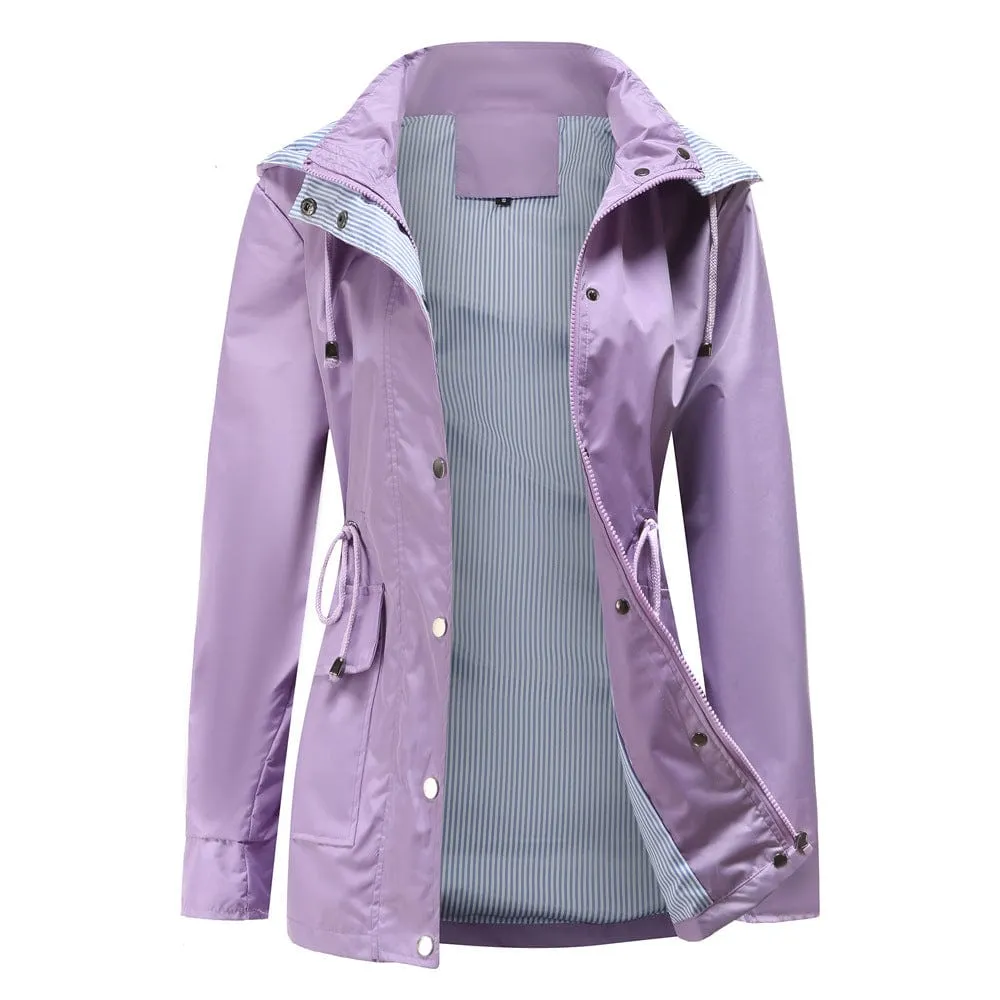 Raincoat with Detachable Hood