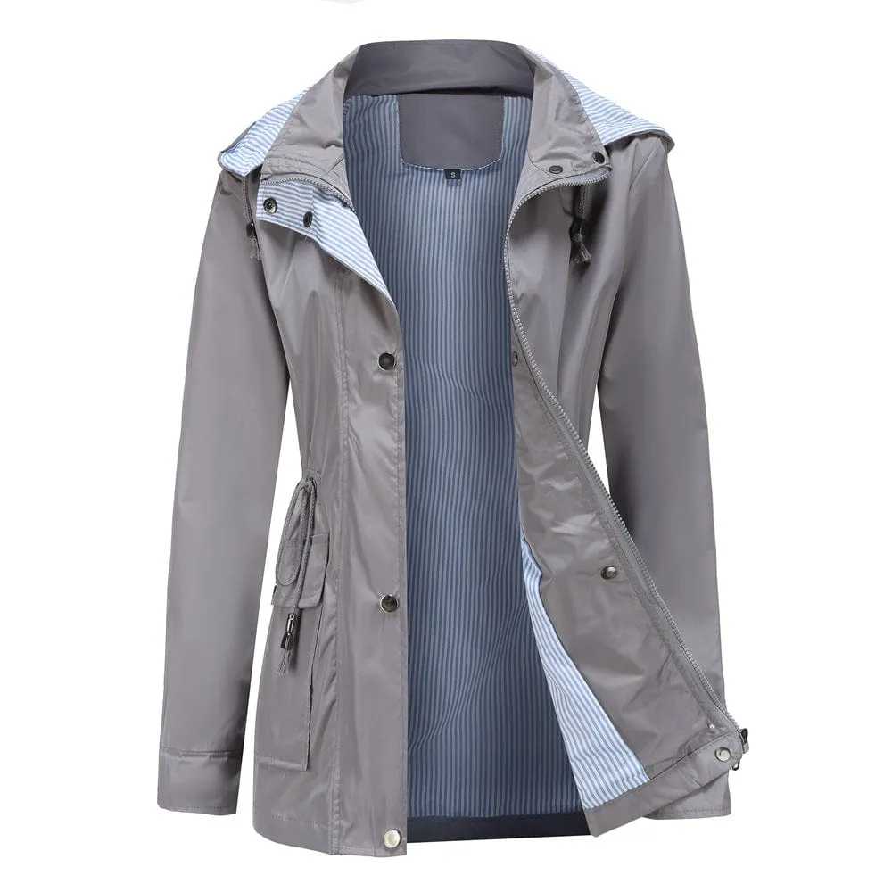 Raincoat with Detachable Hood