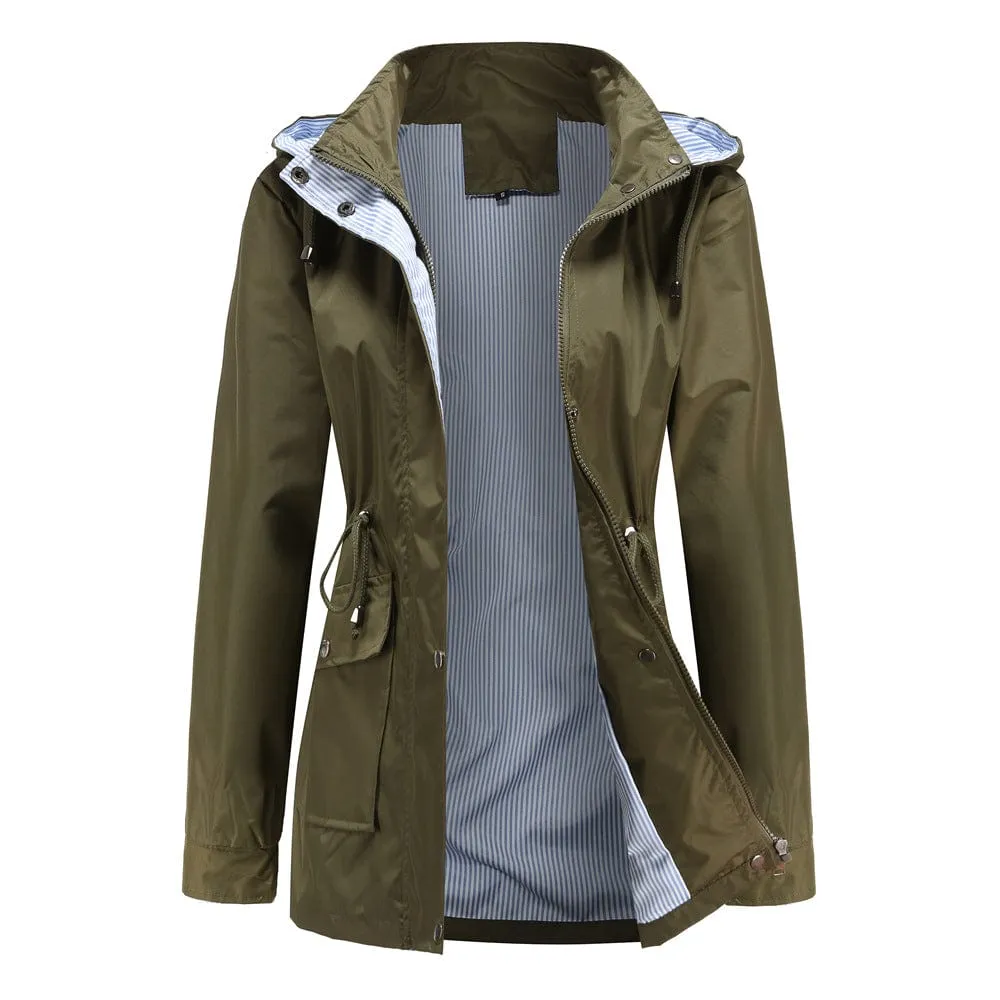 Raincoat with Detachable Hood