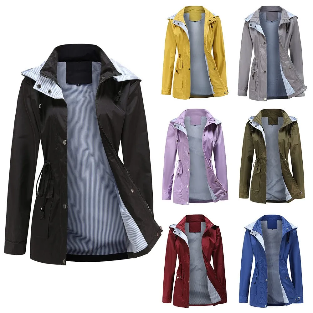 Raincoat with Detachable Hood