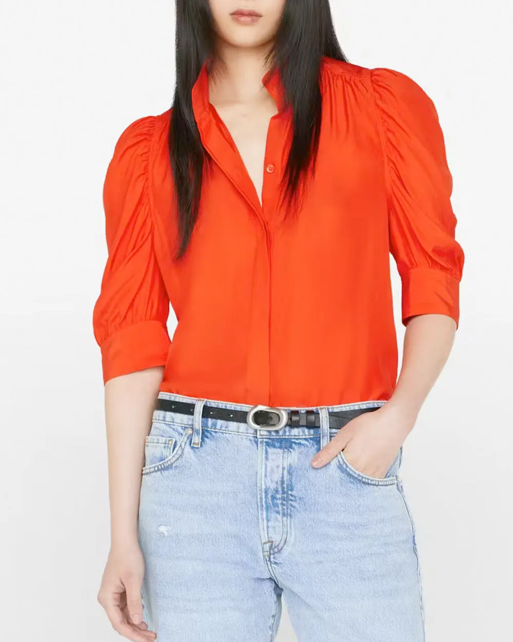 Red Orange Gillian Top