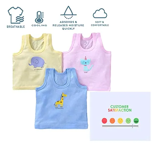 REVOLTEK Baby Boy Vest(Revoltek-Vest-ZR_Multicolour_6 Months-12 Months)