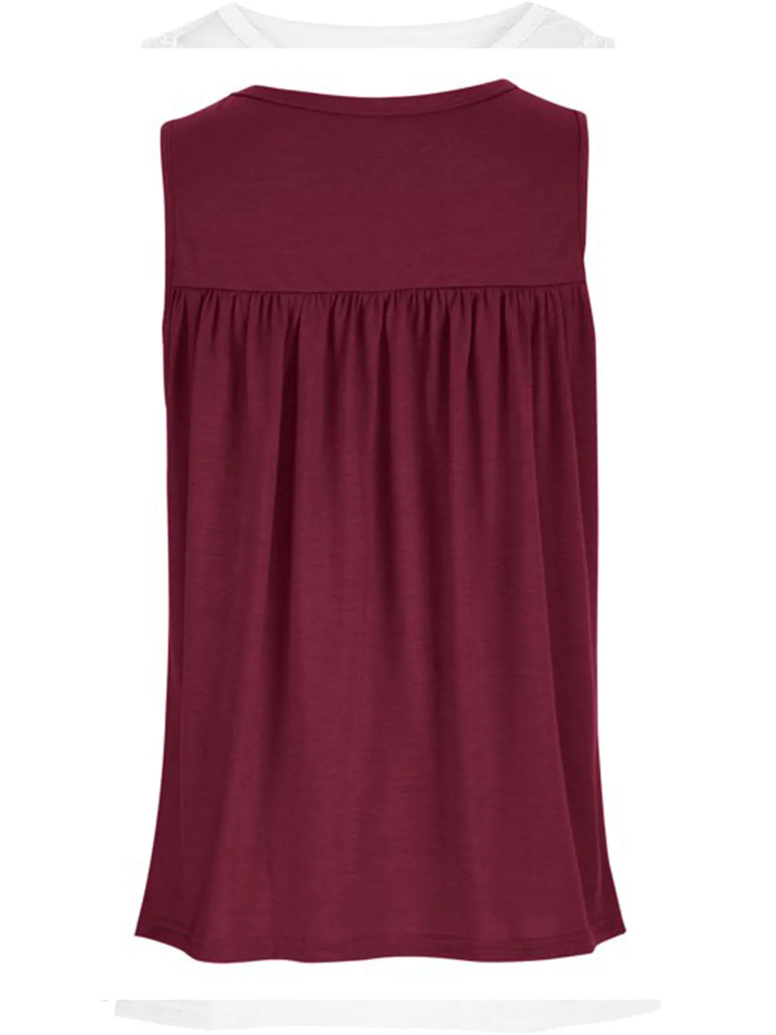 Rosa Lace Detail Round Neck Tank