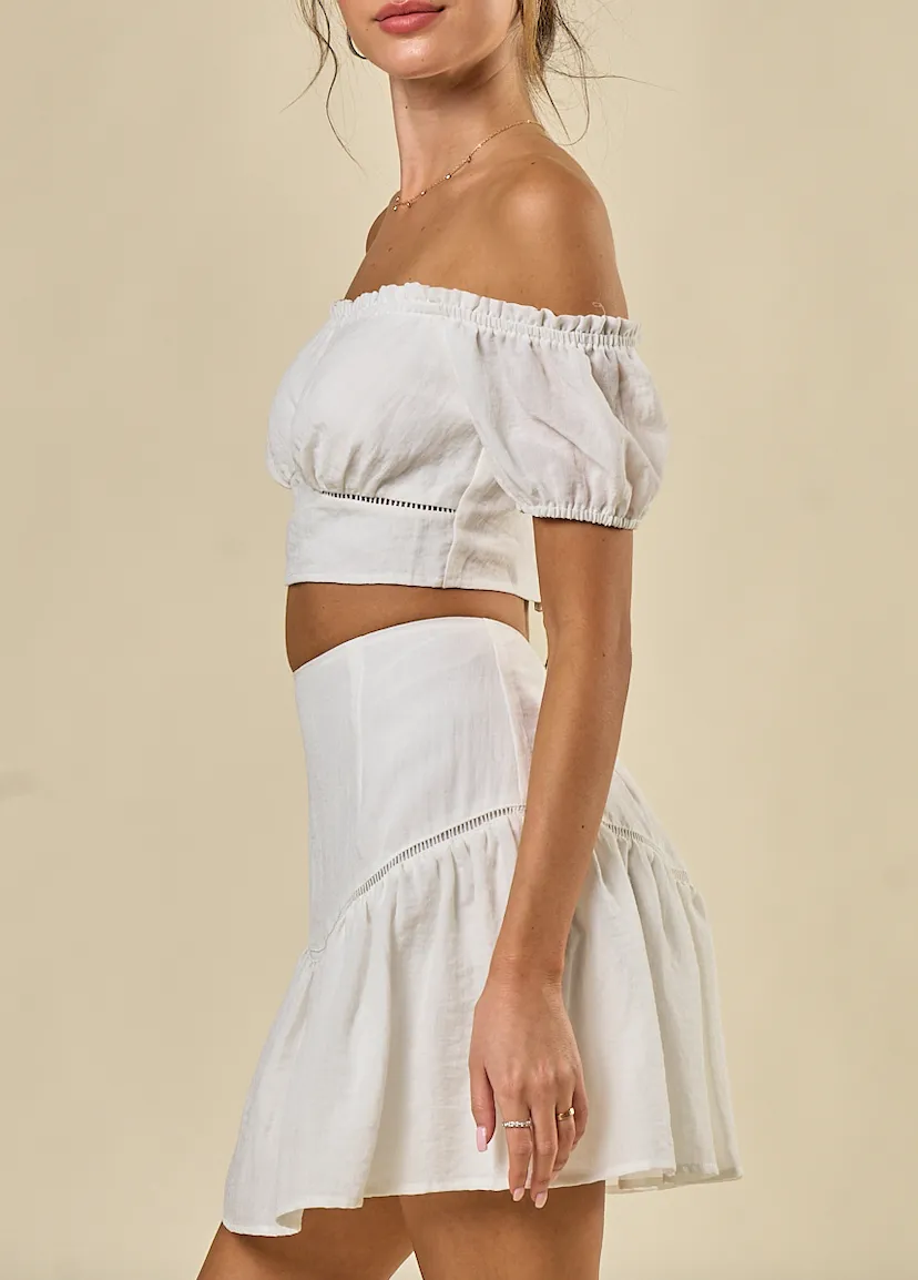 Ruffled Mini Skirt