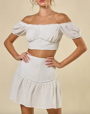 Ruffled Mini Skirt