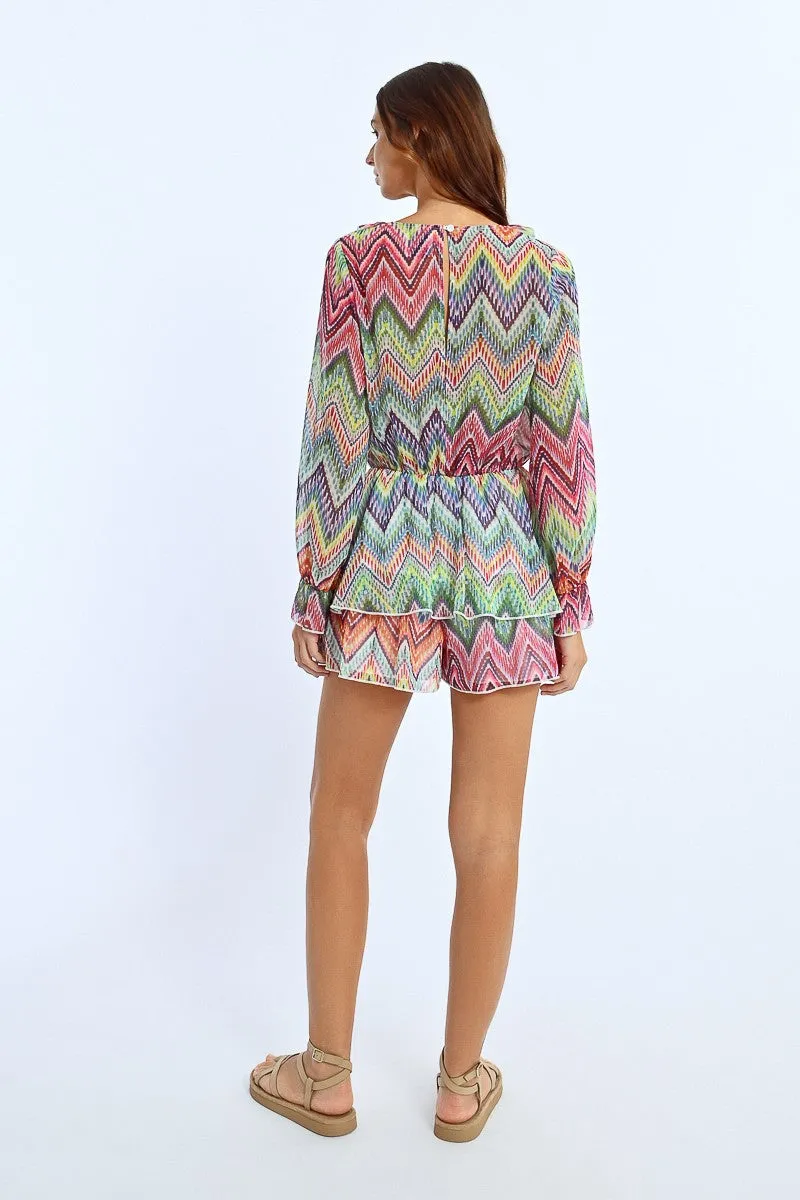 RUFFLED PLAYSUIT