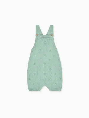 Sage Noa Cotton Baby Knitted Dungarees