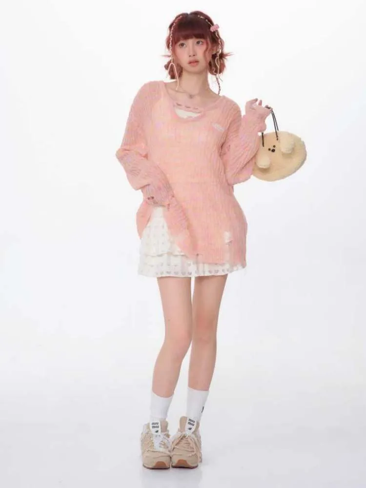 Sheer Loose Damage Knit【s0000007128】