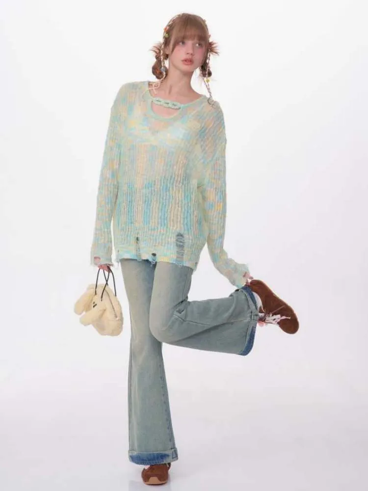 Sheer Loose Damage Knit【s0000007128】