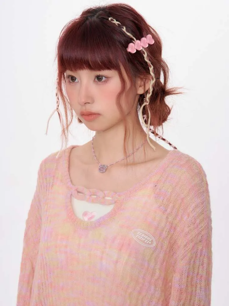 Sheer Loose Damage Knit【s0000007128】