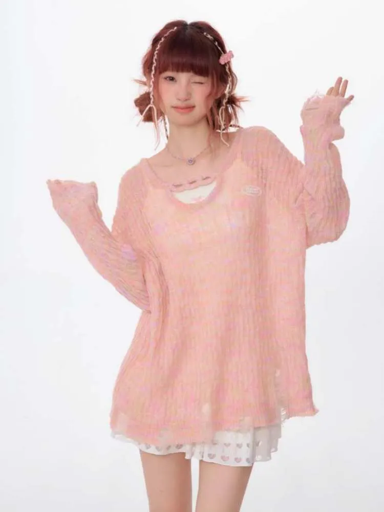 Sheer Loose Damage Knit【s0000007128】