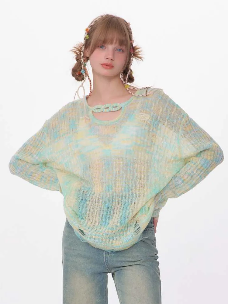 Sheer Loose Damage Knit【s0000007128】