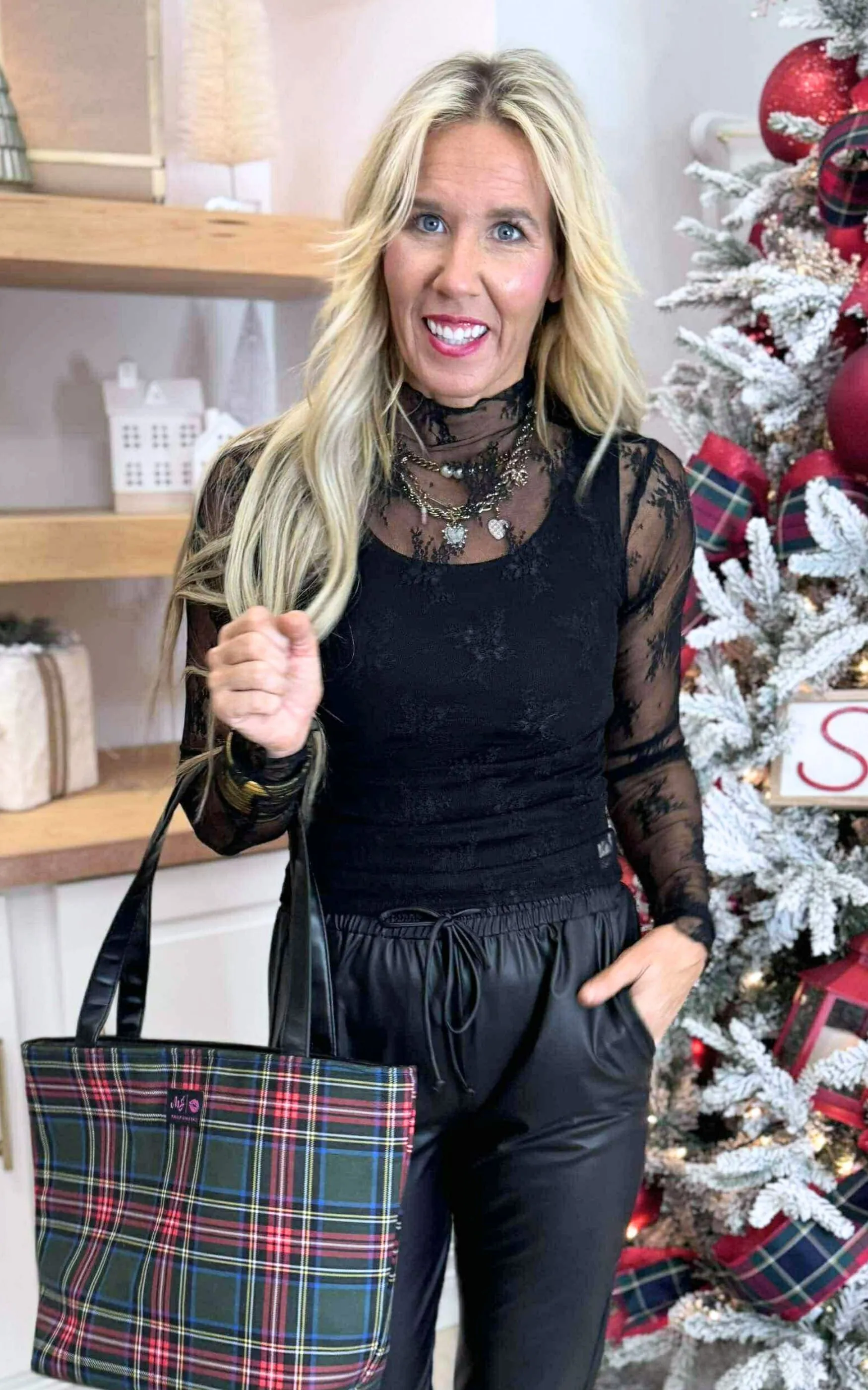 Sheer Mesh Floral Long Sleeve Top - Final Sale