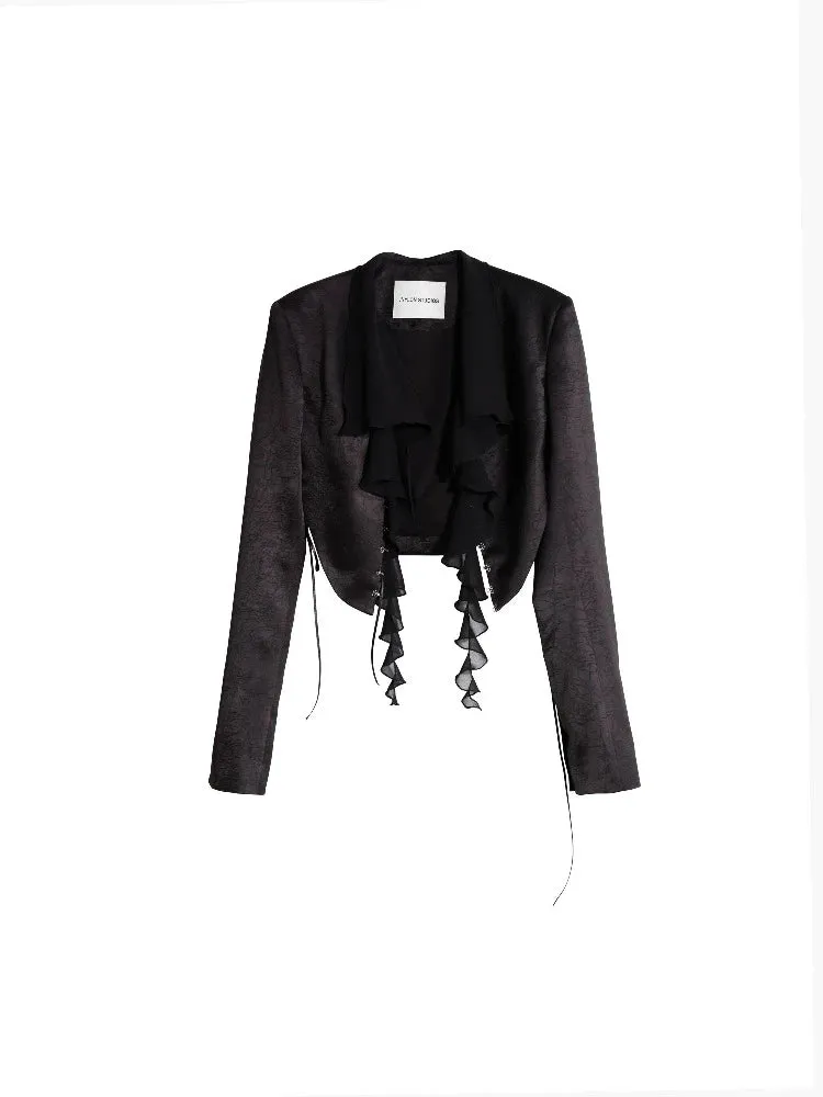 Sheer short blazer【s0000008519】