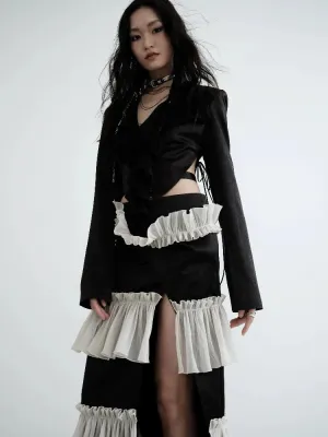 Sheer short blazer【s0000008519】
