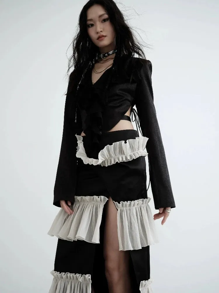 Sheer short blazer【s0000008519】