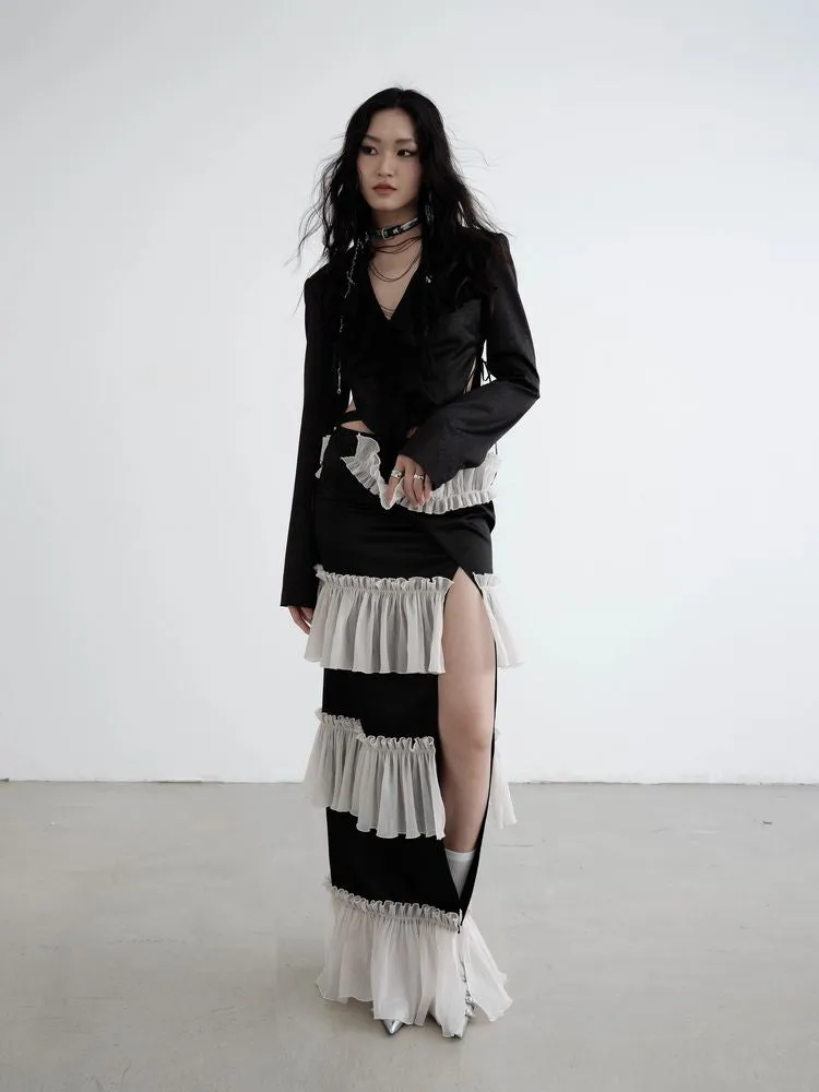 Sheer short blazer【s0000008519】