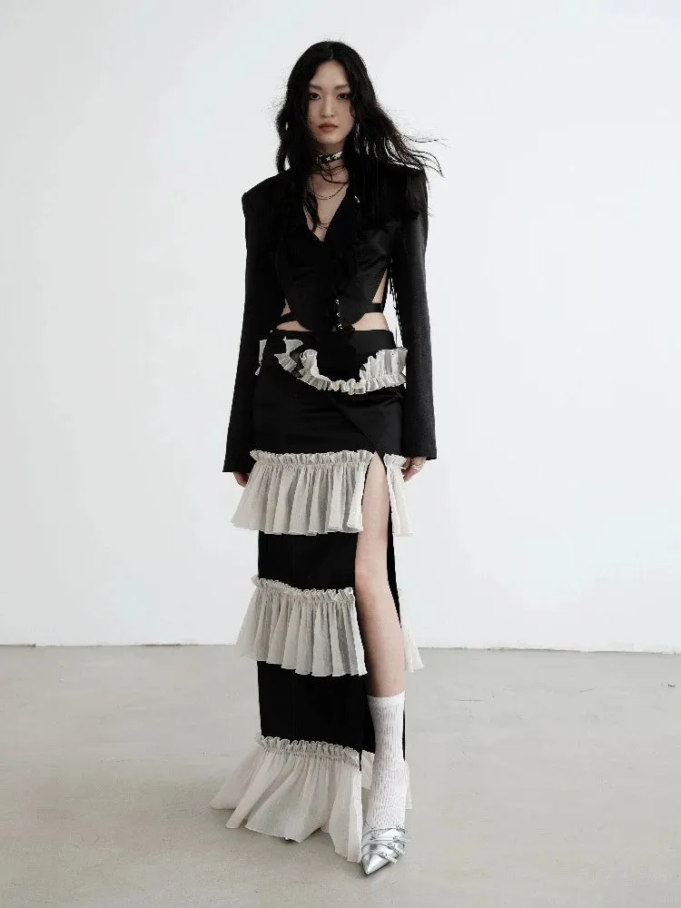 Sheer short blazer【s0000008519】