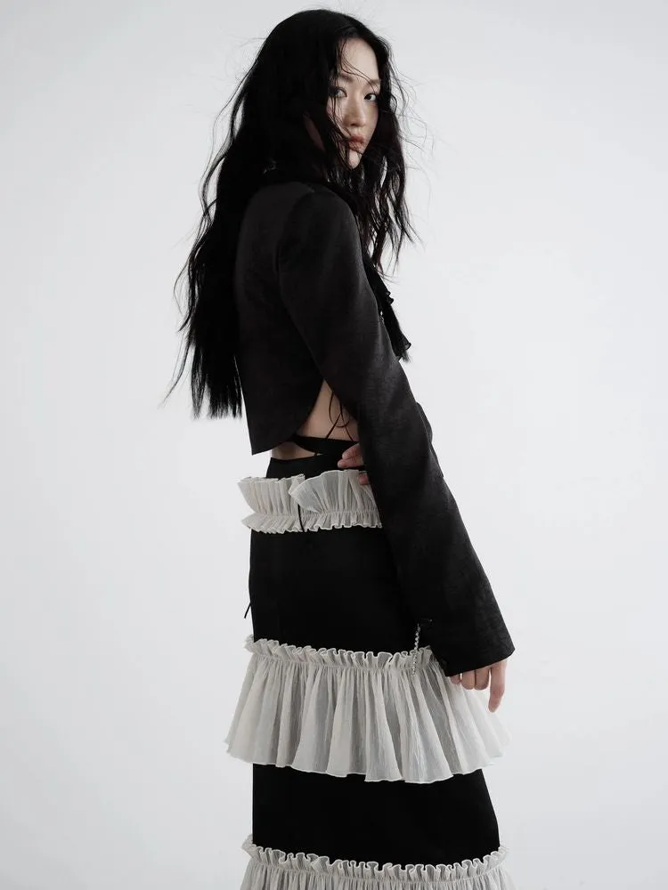 Sheer short blazer【s0000008519】
