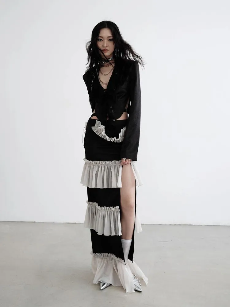 Sheer short blazer【s0000008519】