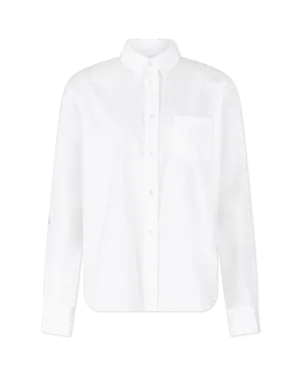Sheer Split Back Shirt