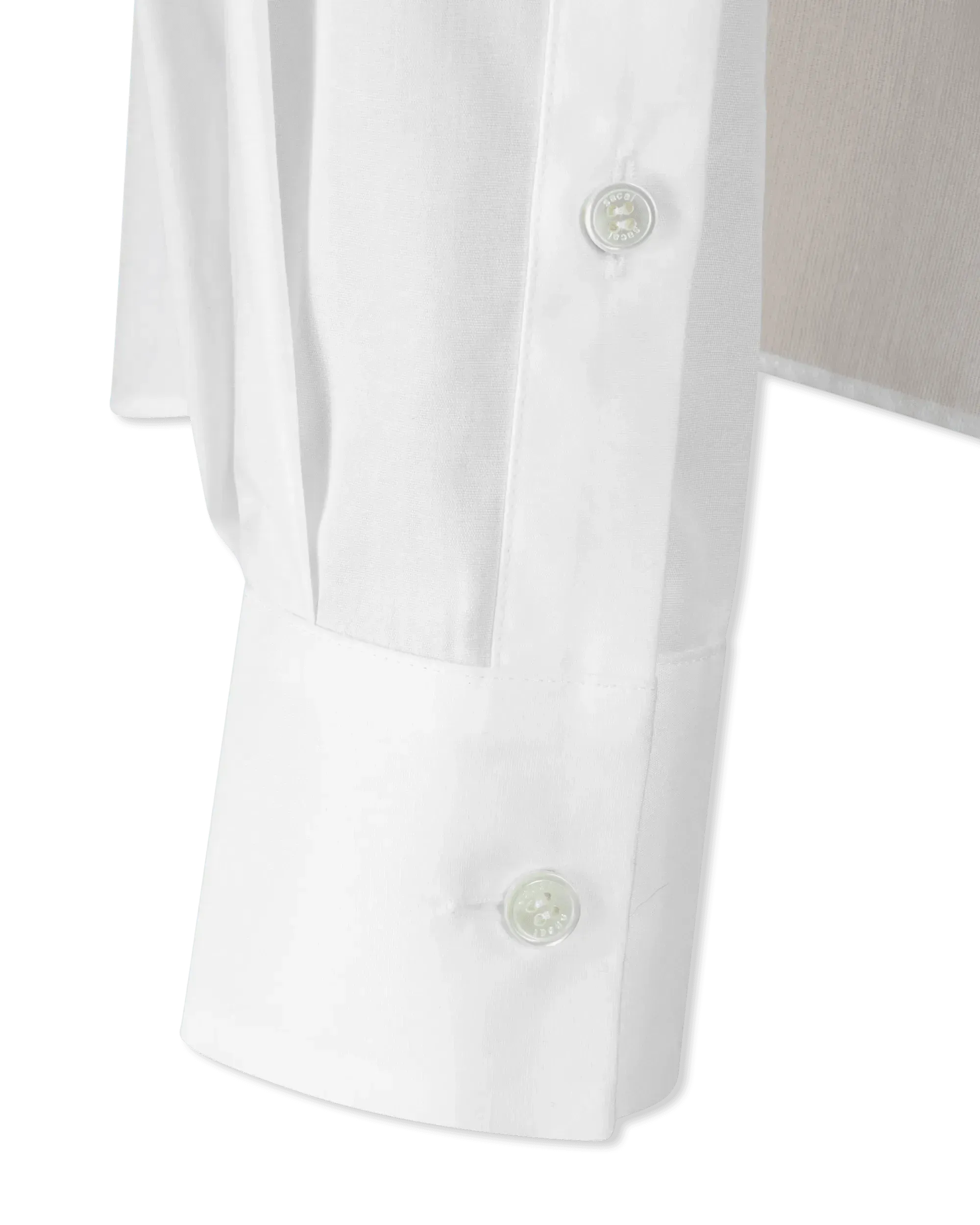 Sheer Split Back Shirt