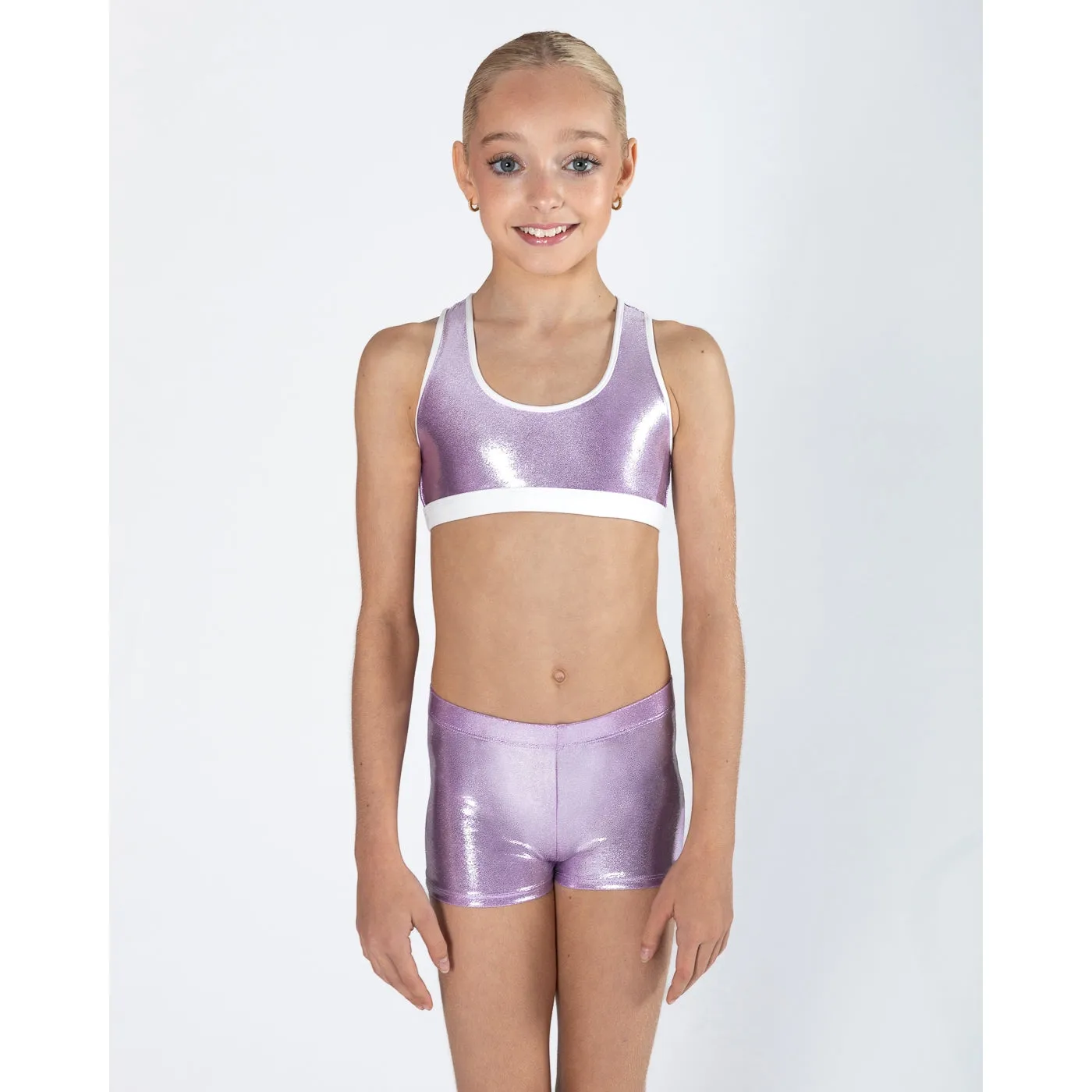 SHOWCASE ⭐️ Ava Metallic Glitter Crop