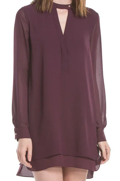 Signature Shirt Dress | Dark Orchid