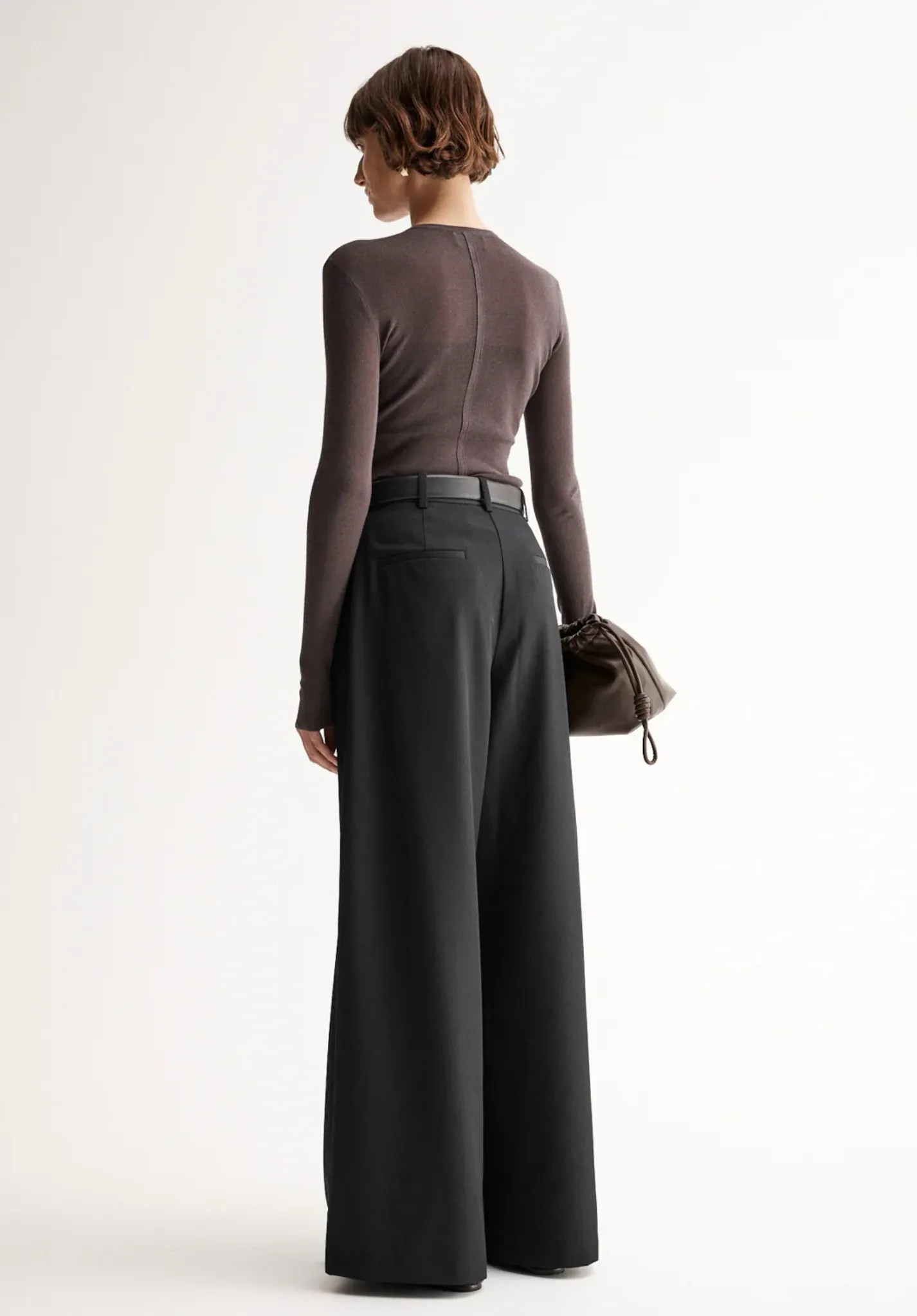 SILIA Knit Top | CHOCOLATE