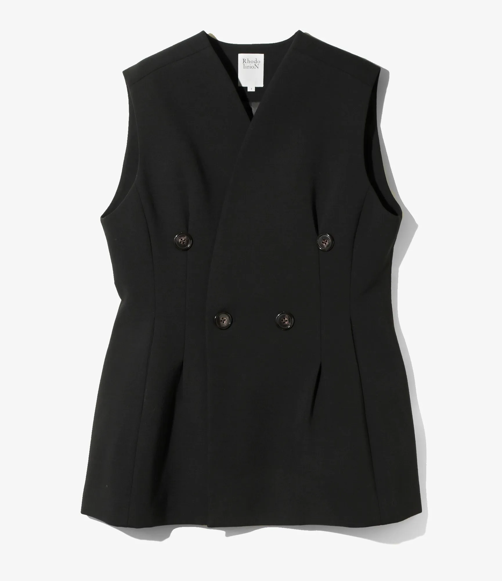 Sleeveless Jacket - Muslin