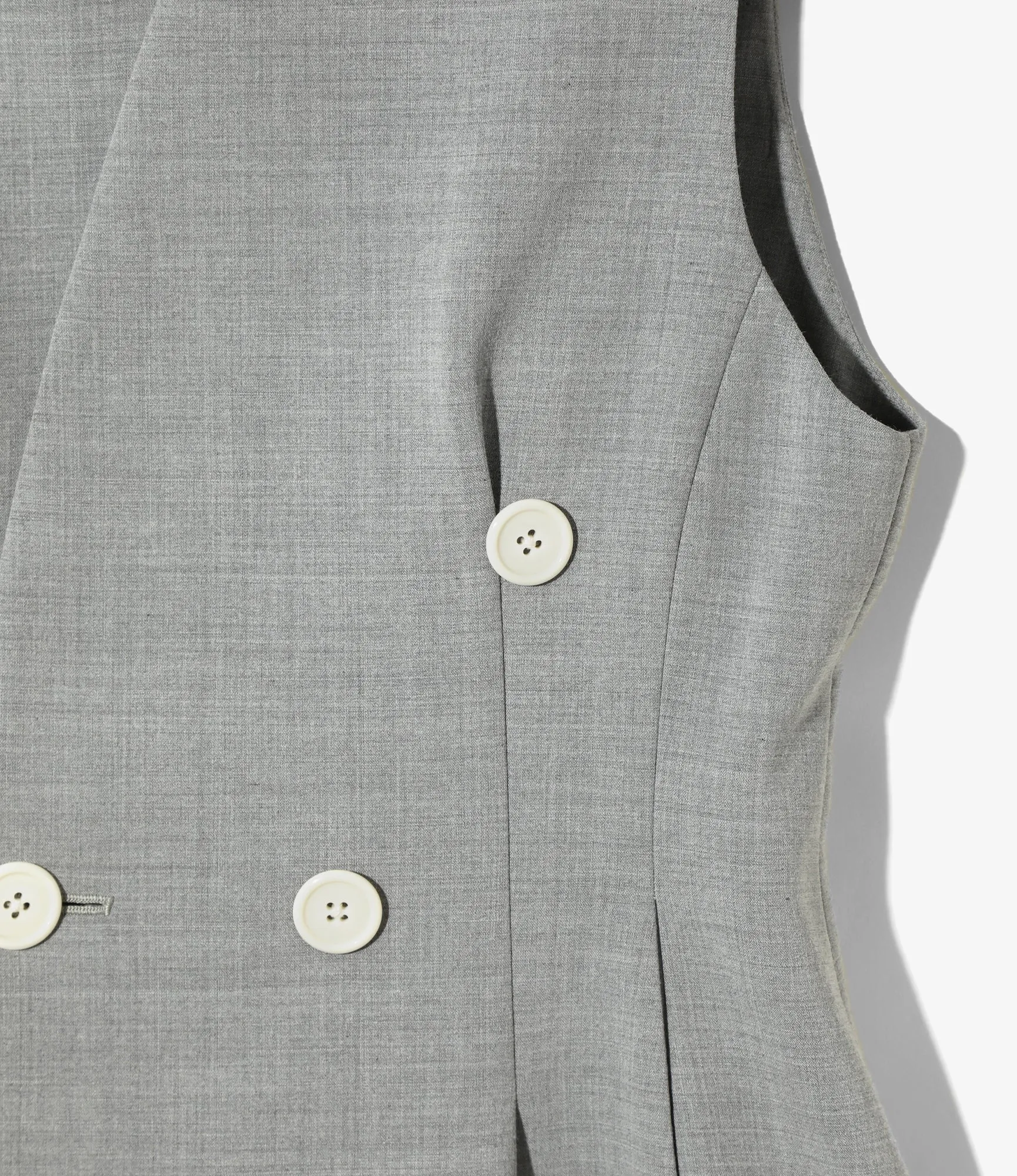 Sleeveless Jacket - Muslin