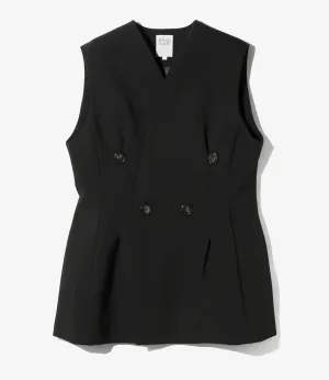 Sleeveless Jacket - Muslin