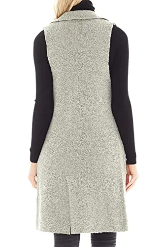 Sleeveless Long Sweater Vest