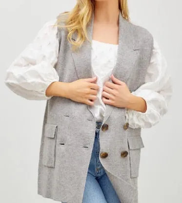 Sleeveless Sweater Vest