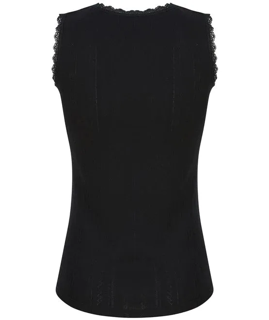 Slenderella Brushed Thermal No Sleeve Top UW401