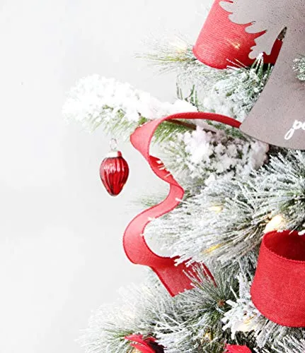 Small Glass Finial Ornaments ( Red, Case of 40 Sets)