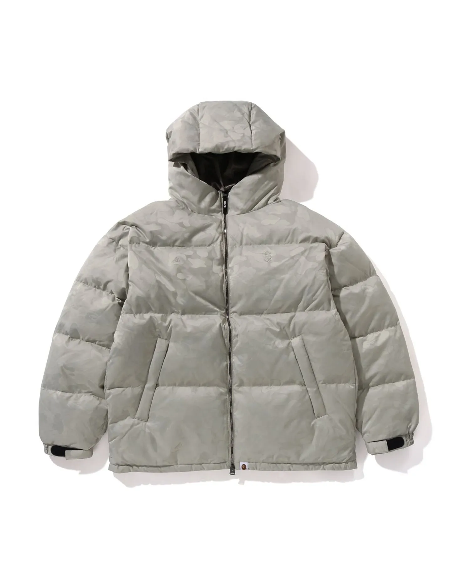 Solid Camo Jacquard Down Jacket