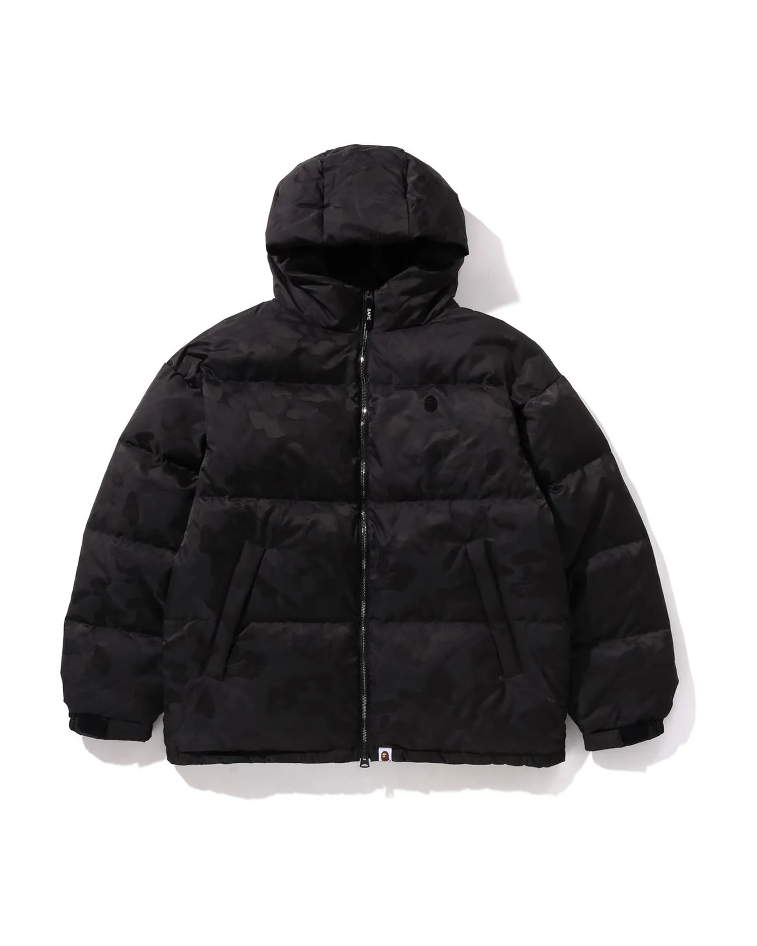 Solid Camo Jacquard Down Jacket