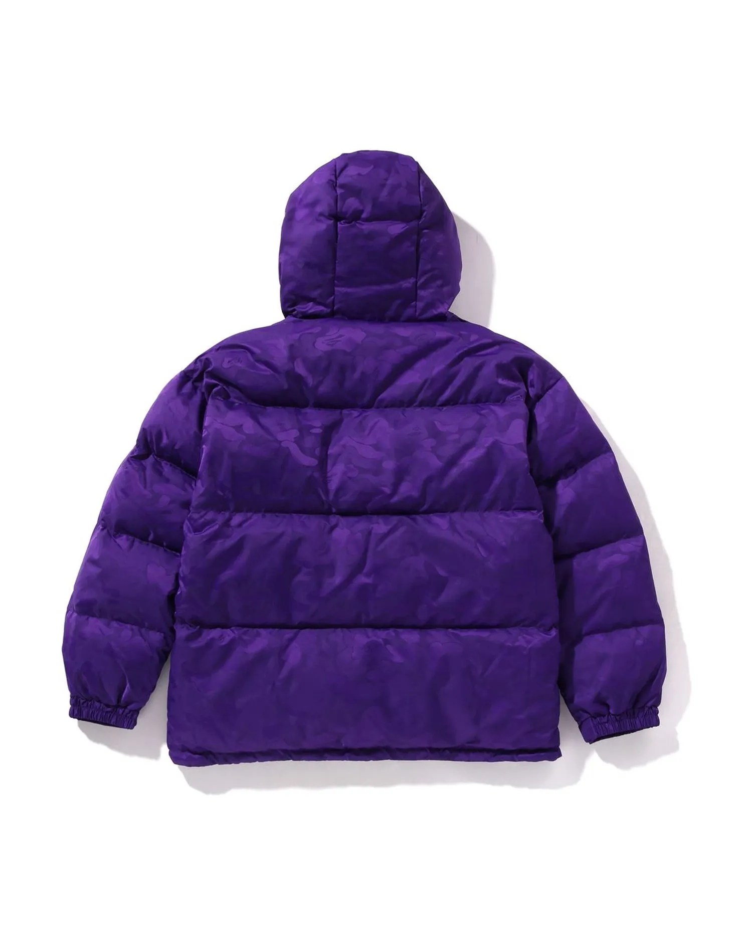 Solid Camo Jacquard Down Jacket