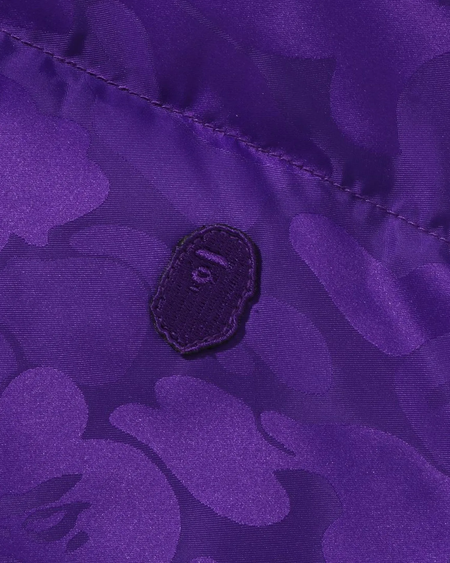 Solid Camo Jacquard Down Jacket
