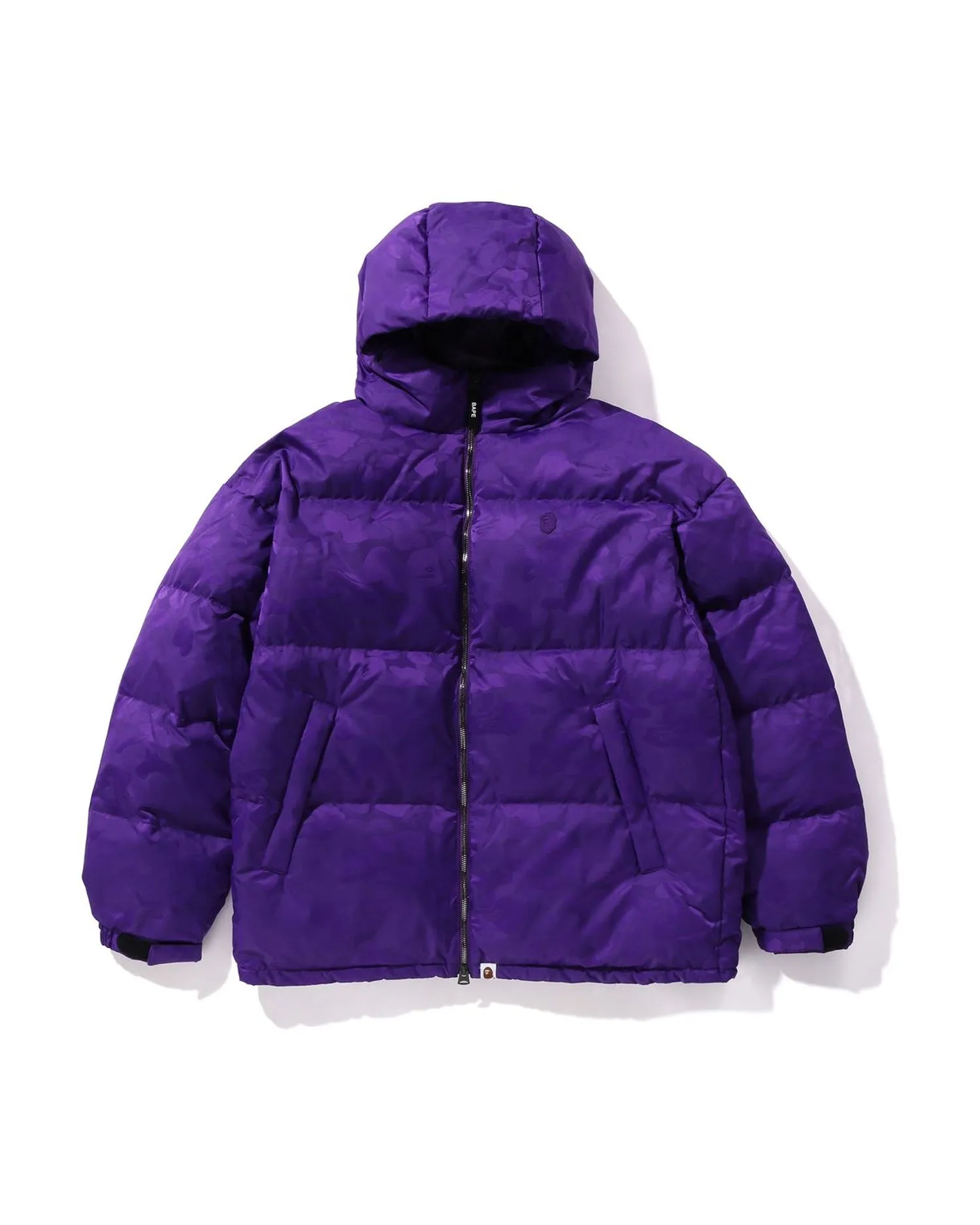 Solid Camo Jacquard Down Jacket