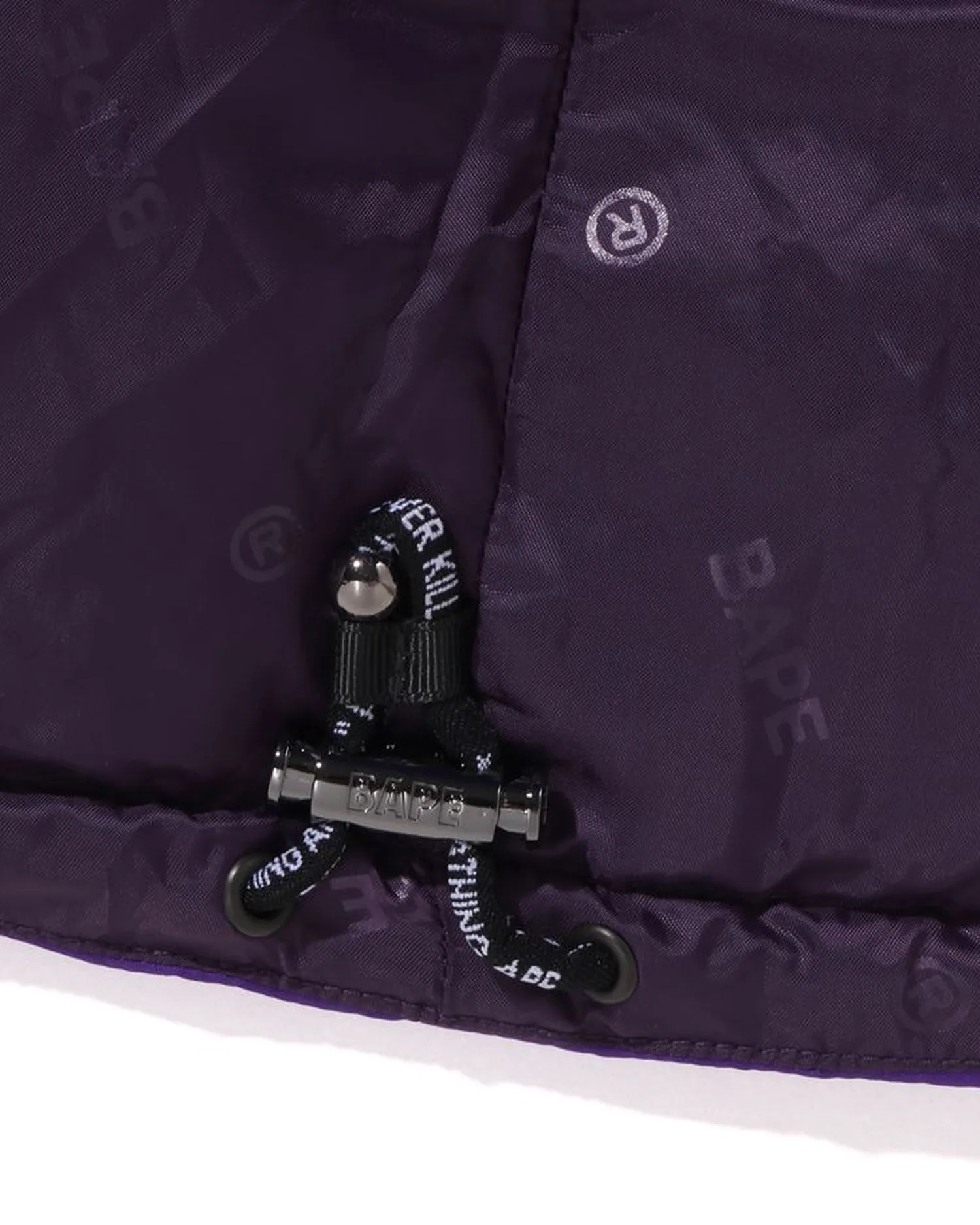 Solid Camo Jacquard Down Jacket