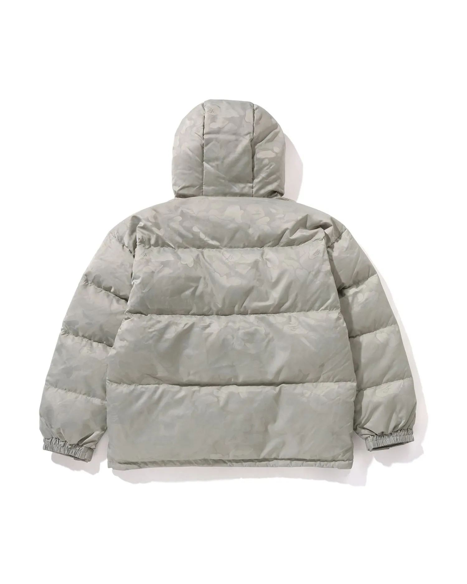 Solid Camo Jacquard Down Jacket