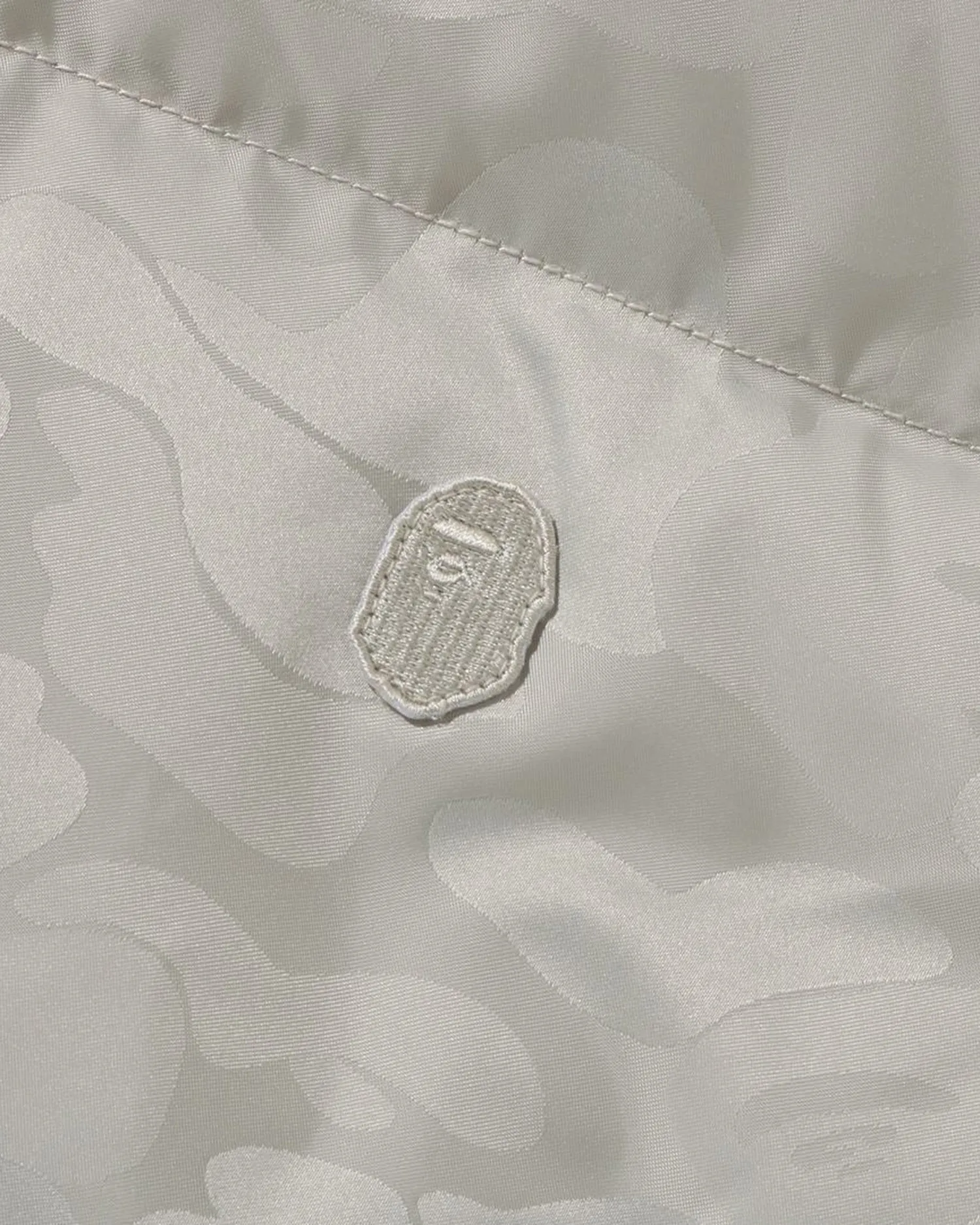 Solid Camo Jacquard Down Jacket