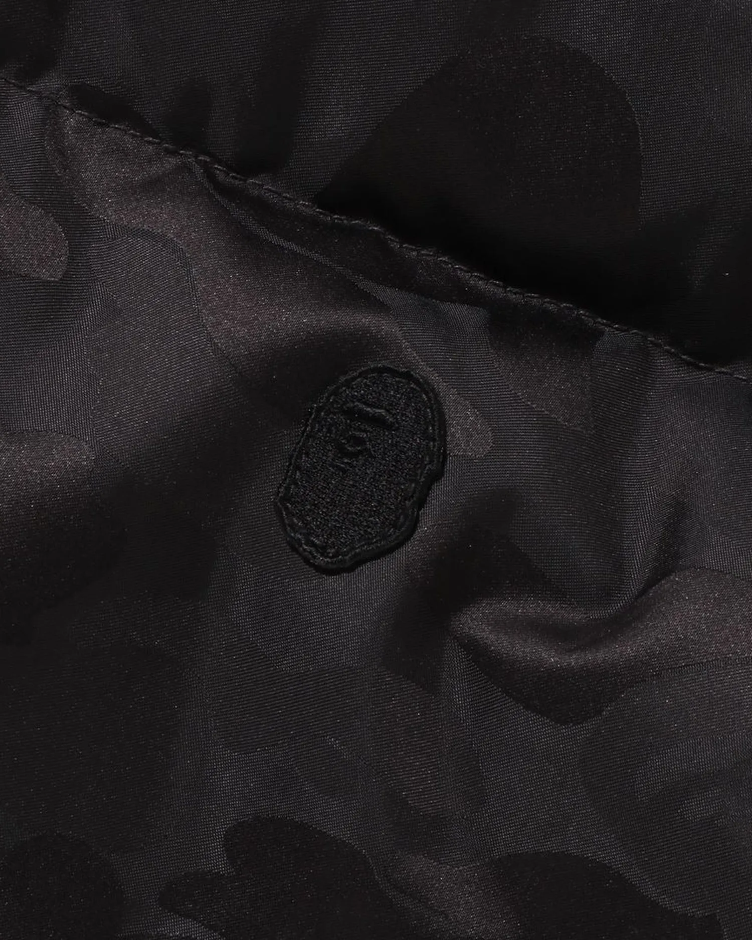 Solid Camo Jacquard Down Jacket
