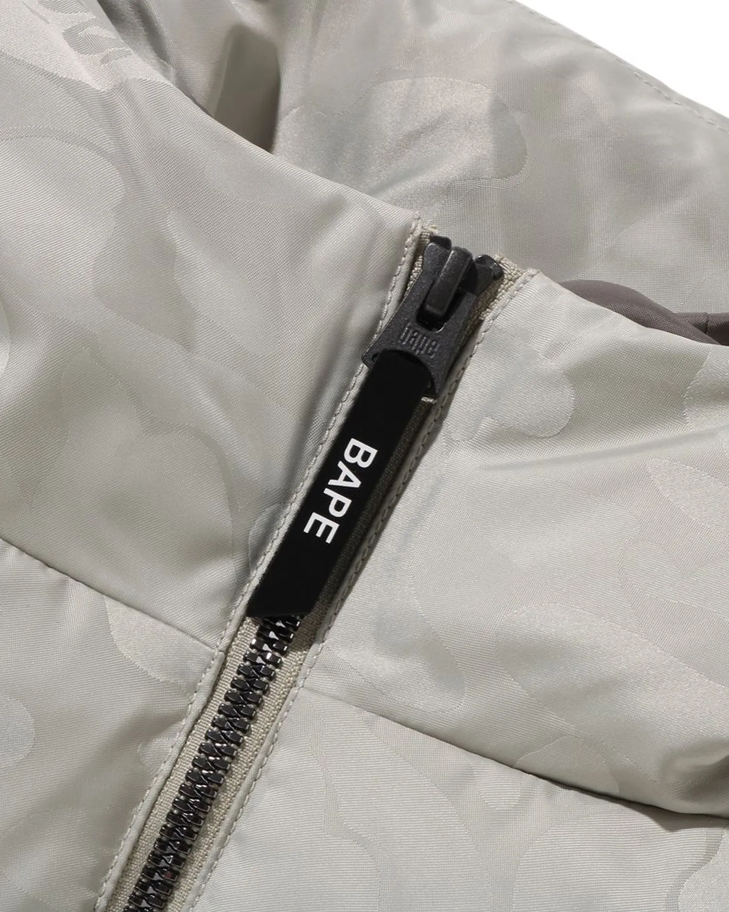 Solid Camo Jacquard Down Jacket